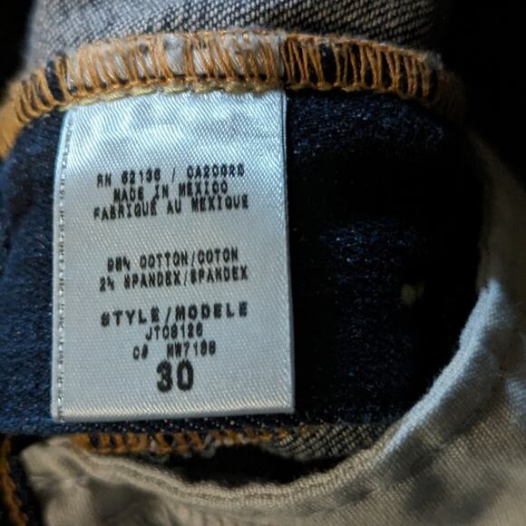 Guess Y2K style women's jeans size 30 Bootcut distressed med wash - Picture 5 of 9